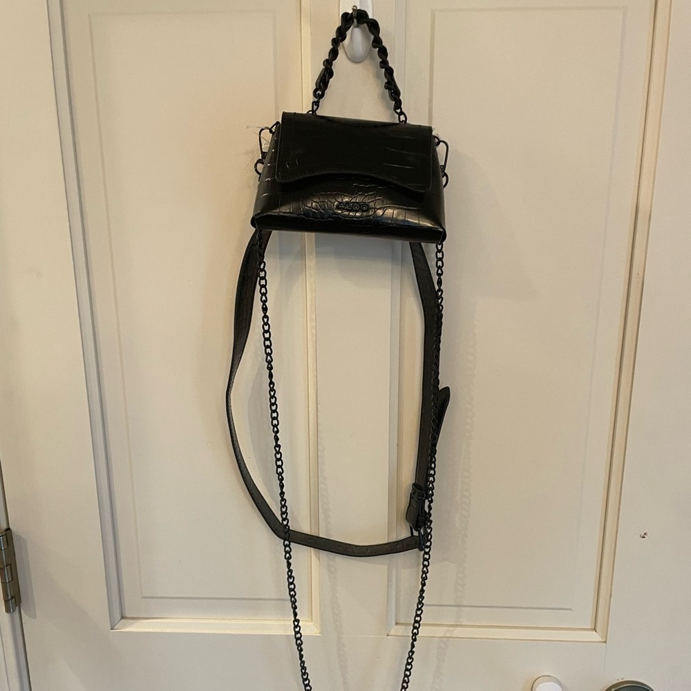 Black Chain Strap Women's Bag